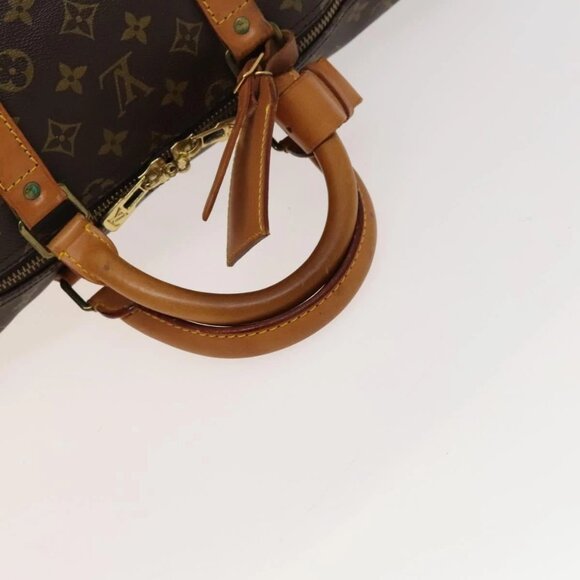 LOUIS VUITTON Monogram Keepall 55 Boston Bag M41424 LV Auth 131290 - Picture 8 of 16